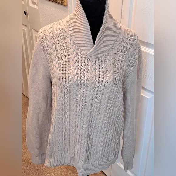 Jos. A. Banks Shawl Collared Pullover Sweater    Size M - Picture 1 of 8